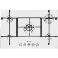 Smeg PV750B Linea 5 Burner 74cm Gas-on-Glass Hob - White Glass