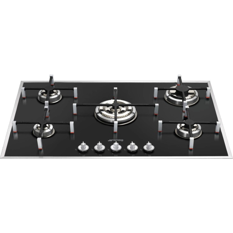 Smeg PVN750 Linea 74cm Gas-on-glass Hob