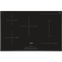 Refurbished Bosch Series 6 PVW851FB5E Frameless 80.2cm 5 Zone Induction Hob Black With 3 Bevelled Edges