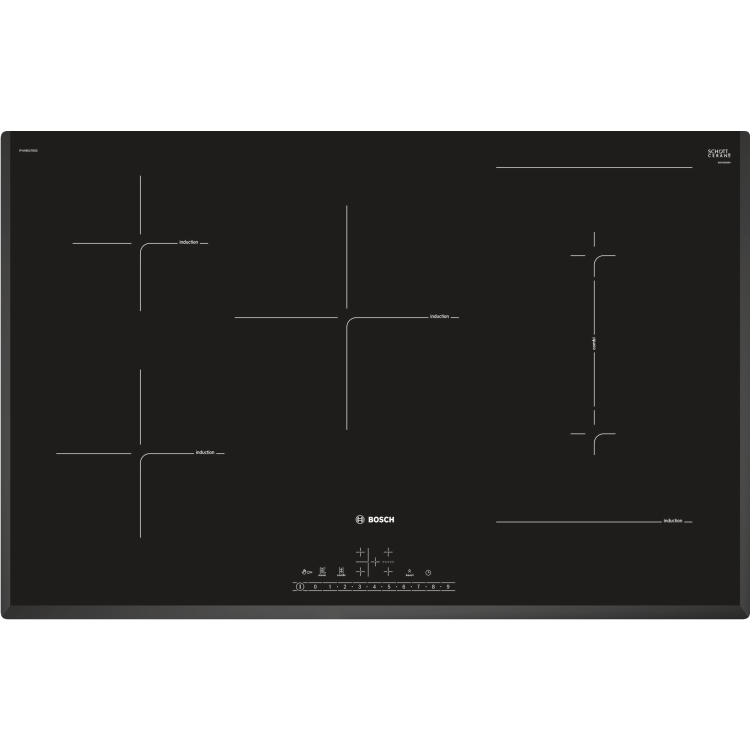 Refurbished Bosch Series 6 PVW851FB5E 80cm 5 Zone Induction Hob