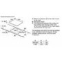 Bosch Series 4 60cm 4 Zone Induction Hob with CombiZone
