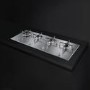 Smeg PX140 Linea Ultra Low Profile 100cm Gas Hob in Stainless steel