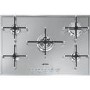 Smeg PX750 Linea 74cm Stainless Steel Ultra Low Profile 5 Burner Gas Hob