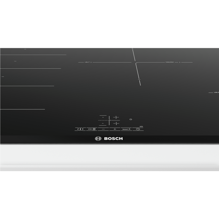 Bosch PXE875BB1E Serie 4 816 mm Induction Hob With Front Facette And Side Trim  - Black