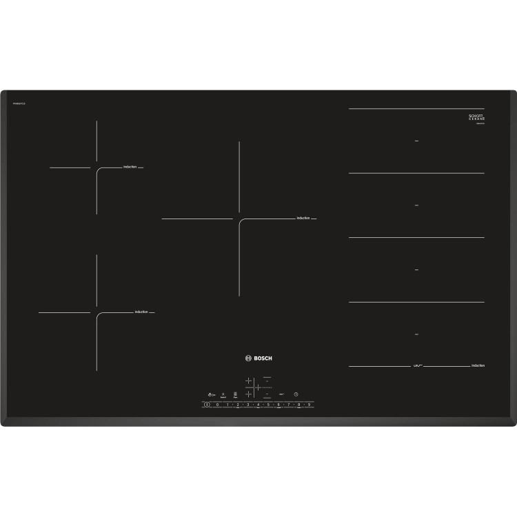 Bosch Series 6 80cm 5 Zone Induction Hob with FlexInduction Zone