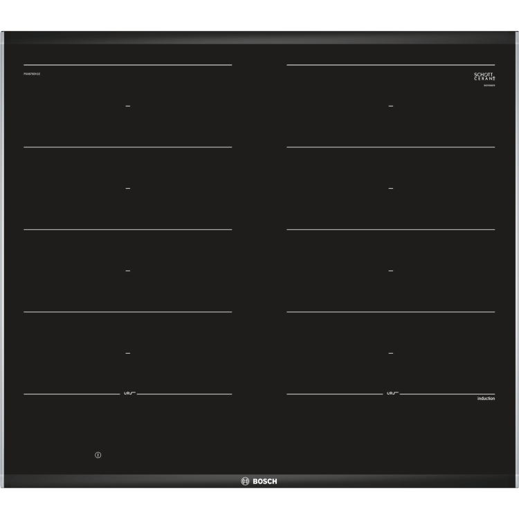 Bosch Series 8 60cm 4 Zone Induction Hob With 2 FlexInduction Zones
