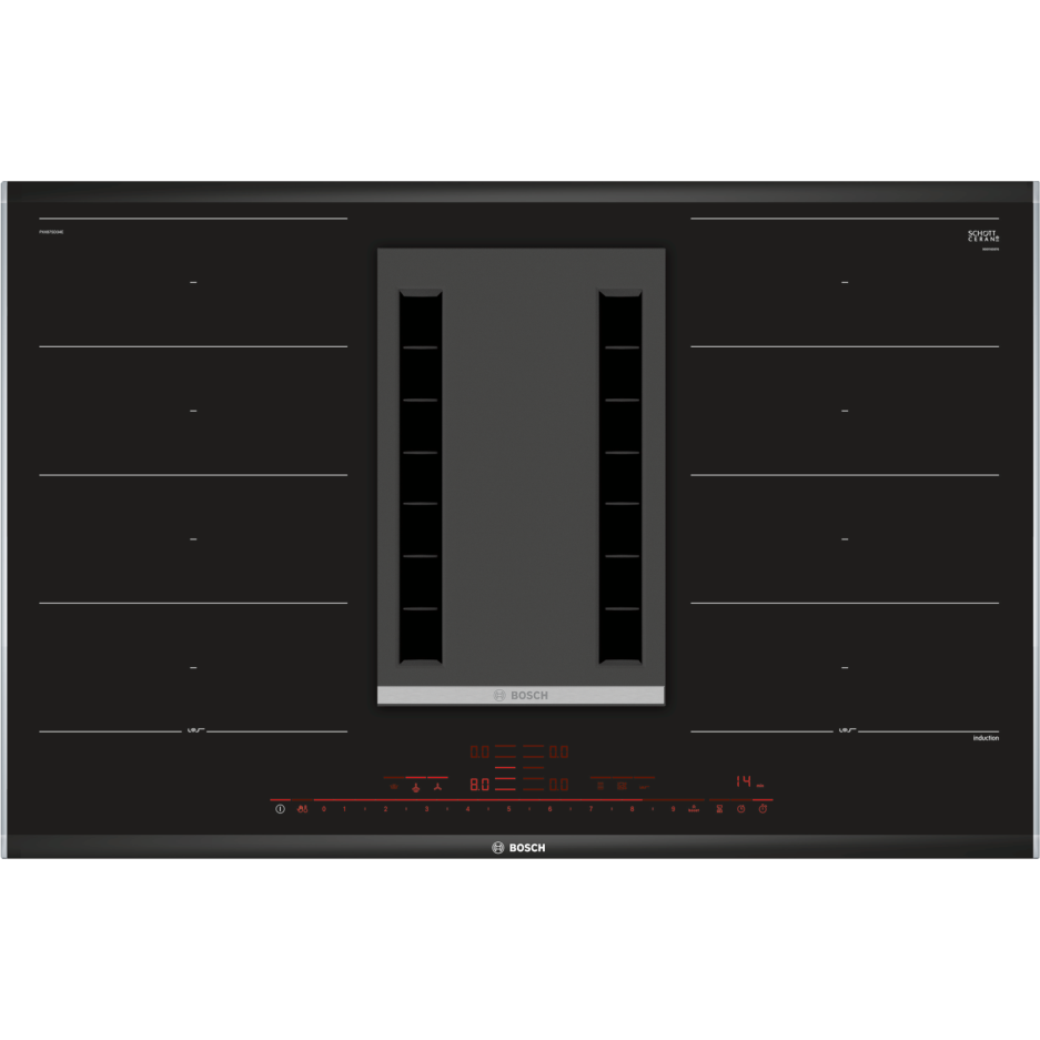 Bosch PXX875D34E Serie 8 816 mm Induction Hob With Builtin Extractor