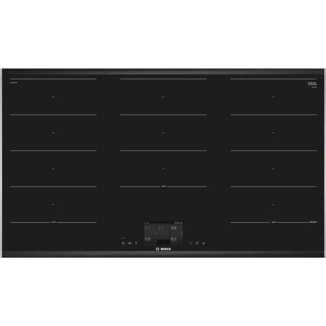 Bosch Series 8 90cm 5 Zone Induction Hob With FlexInduction Zones