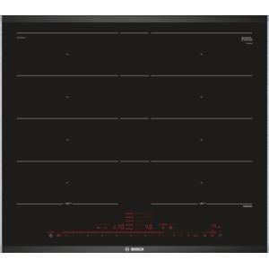 Bosch PXY675DE3E Serie 8 Front Facette With Side Trim 606 mm Induction Hob - Black