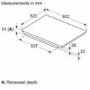 Bosch Series 6 80cm 4 Zone Induction Hob with FlexInduction