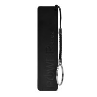 Dual USB 2600mAh Portable Power Bank In Black For iPhone iPad & Android phones