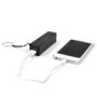 Dual USB 2600mAh Portable Power Bank In Black For iPhone iPad & Android phones