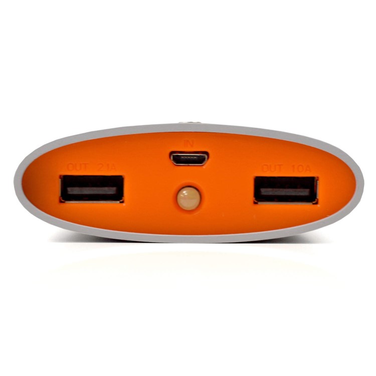 Dual USB Powerful 7800mAh Portable Power Bank & Torch For iphone & Android Phones 7 Tablets