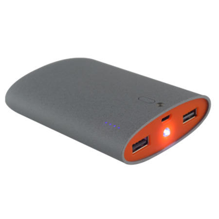 Dual USB Powerful 7800mAh Portable Power Bank & Torch For iphone & Android Phones 7 Tablets