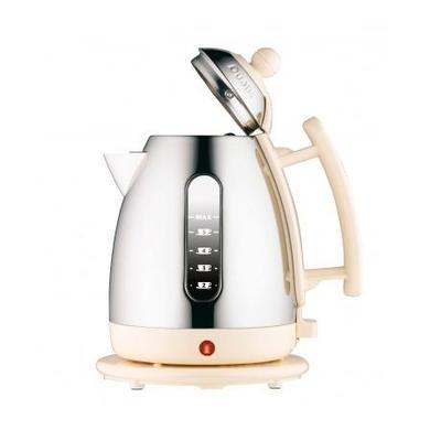 Dualit 72402 1.5l Cordless Jug Kettle Stnls Steel & Cream