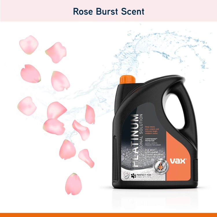 Vax Platinum Antibacterial Carpet Cleaning Solution 4L