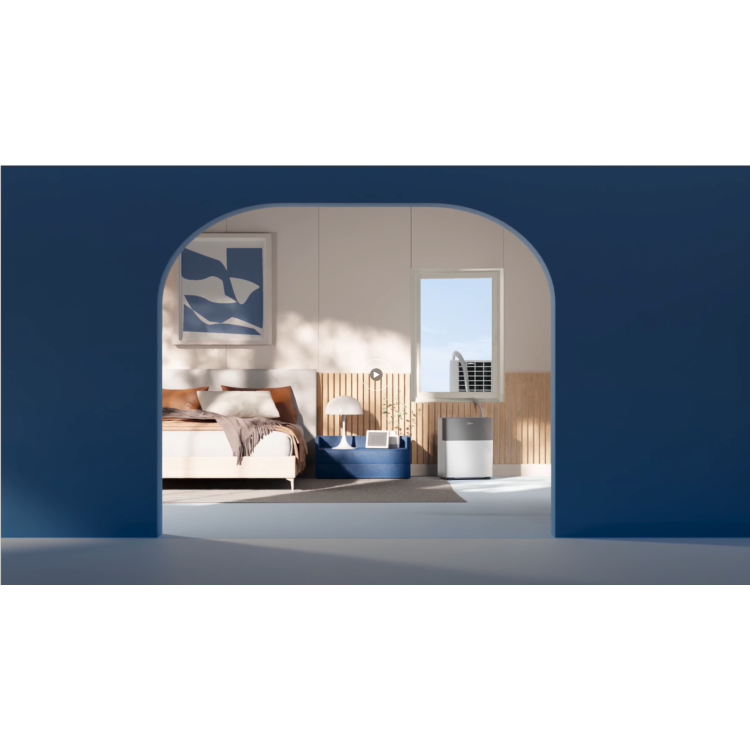 Midea Portasplit12k 12000 BTU Smart A++ Portable Air Conditioner with Heat Pump Smart Inverter Windowless Installation