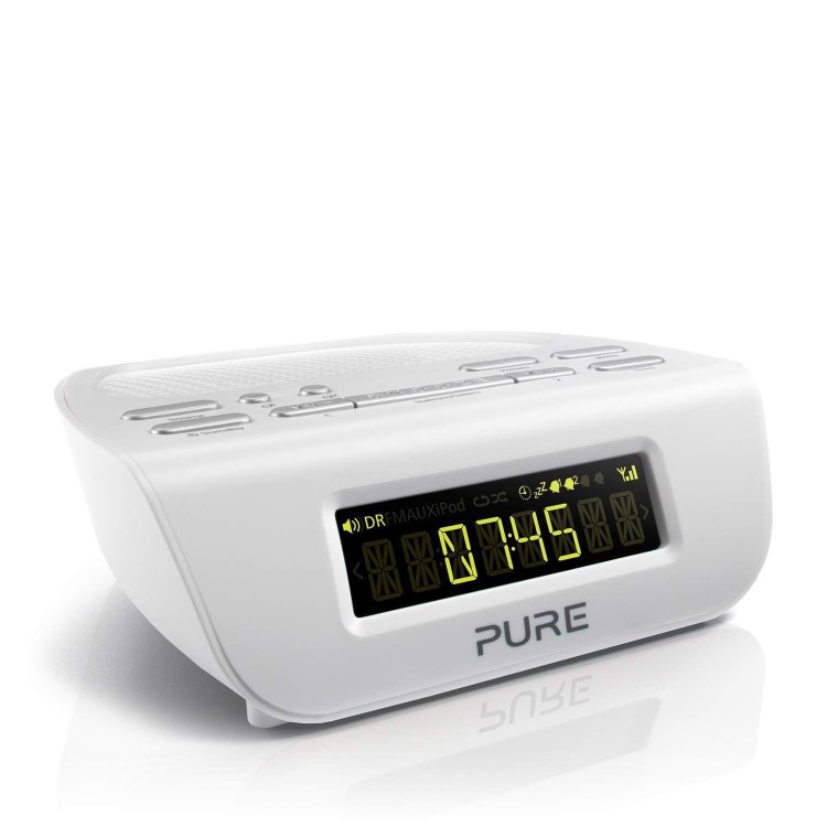 Pure Siesta Mi Series 2 - Digital and FM Clock Radio White