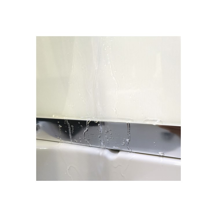 Vidalux Pure - 900x900mm White Quadrant Shower Cabin with Hydro Shower Set with Shower Tray