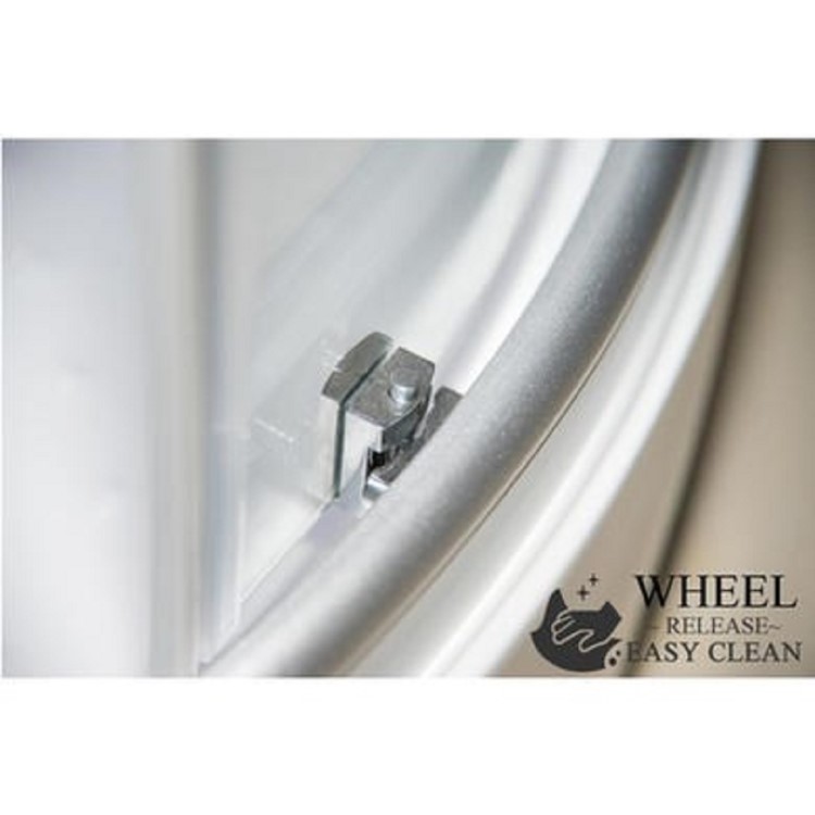 Vidalux Pure - 800x800mm White Quadrant Shower Cabin with Hydro Shower Set with Shower Tray