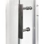 Vidalux Pure - 900x900mm White Quadrant Shower Cabin with Hydro Shower Set with Shower Tray