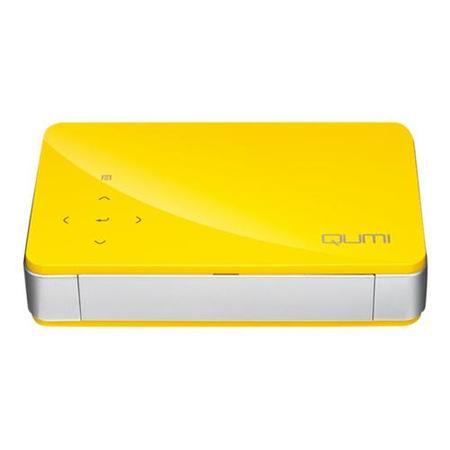 VIVITEK Qumi Q5 Yellow Projector WXGA 500 lm 30000_1 1.55_1 30000h 28dB / 36dB0.5 kg HDMI3-year