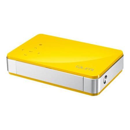 VIVITEK Qumi Q5 Yellow Projector WXGA 500 lm 30000_1 1.55_1 30000h 28dB / 36dB0.5 kg HDMI3-year