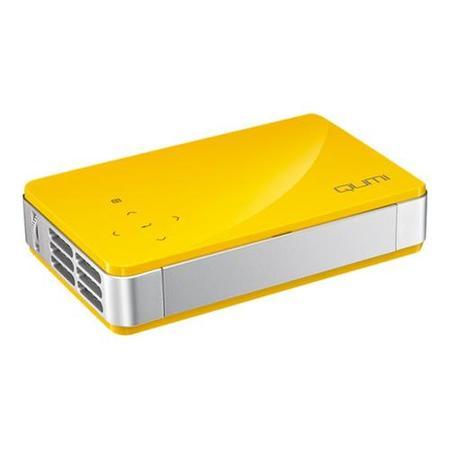 VIVITEK Qumi Q5 Yellow Projector WXGA 500 lm 30000_1 1.55_1 30000h 28dB / 36dB0.5 kg HDMI3-year