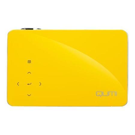 VIVITEK Qumi Q5 Yellow Projector WXGA 500 lm 30000_1 1.55_1 30000h 28dB / 36dB0.5 kg HDMI3-year