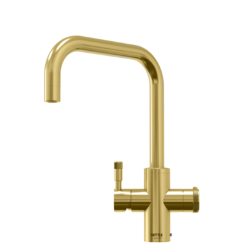 Qettle Signature Modern 4 in 1 Boiling Water Tap 2 Litre Square- Brass
