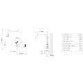 Qettle Signature Modern 4 in 1 Boiling Water Tap 2 Litre Square- Brass