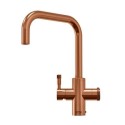 Q9202PVCPP QETTLE Signature Modern 4 in 1 Instant Boiling Water Tap 2 Litre - Copper Square Spout