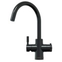 Q9213BLKPV QETTLE Original 4 in 1 Instant Boiling Water Tap 2 Litre - Black Round Spout
