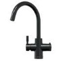 QETTLE Original 4 in 1 Instant Boiling Water Tap 2 Litre - Black Round Spout