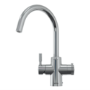 QETTLE Original 4 in 1 Instant Boiling Water Tap 2 Litre - Chrome Round Spout