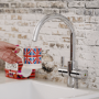 QETTLE Original 4 in 1 Instant Boiling Water Tap 2 Litre - Chrome Round Spout