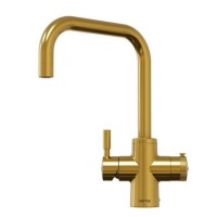 Qettle Original 4 in 1 Boiling Water Tap 2 Litre - Gold Square Spout