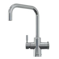 QETTLE Original 4 in 1 Instant Boiling Water Tap 2 Litre - Chrome Square Spout