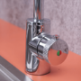 QETTLE Original Mini 2 in 1 Instant Boiling Water Tap 2 Litre - Chrome