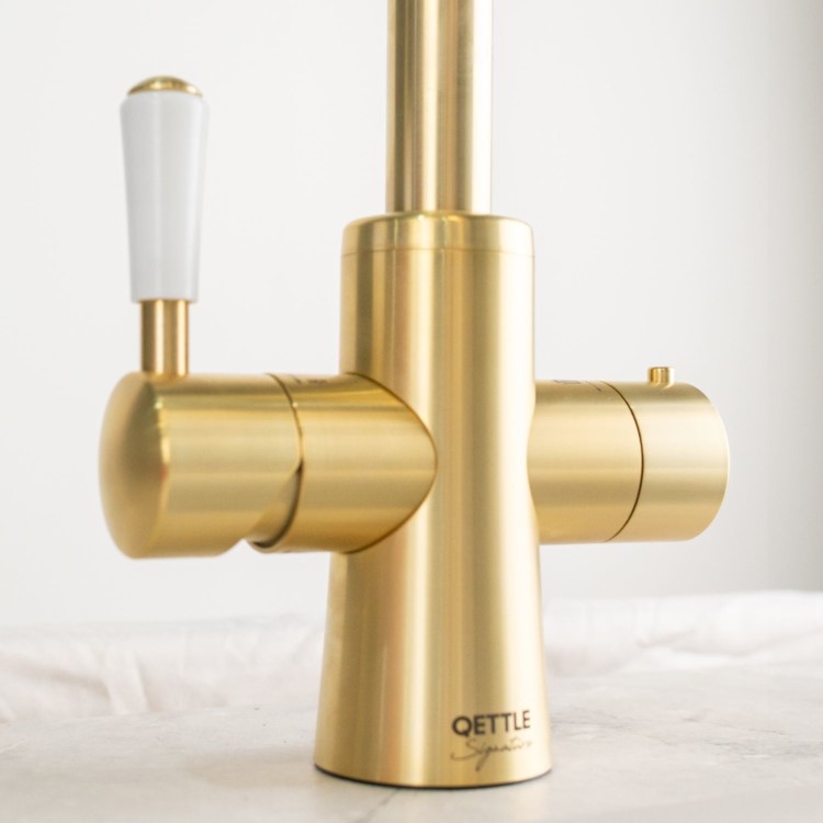 QETTLE Signature Classic 4 in 1 Instant Boiling Water Tap 2 Litre - Brass