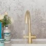 QETTLE Signature Classic 4 in 1 Instant Boiling Water Tap 2 Litre - Brass