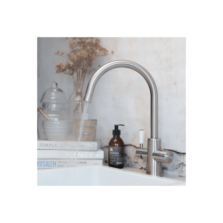 QETTLE Signature Classic 4 in 1 Instant Boiling Water Tap 2 Litre - Stainless Steel