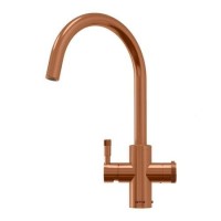 QETTLE Signature Modern 4 in 1 Instant Boiling Water Tap 4 Litre - Copper Round Spout