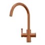 QETTLE Signature Modern 4 in 1 Instant Boiling Water Tap 4 Litre - Copper Round Spout