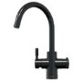 QETTLE Original 4 in 1 Instant Boiling Water Tap 4 Litre - Black Round Spout