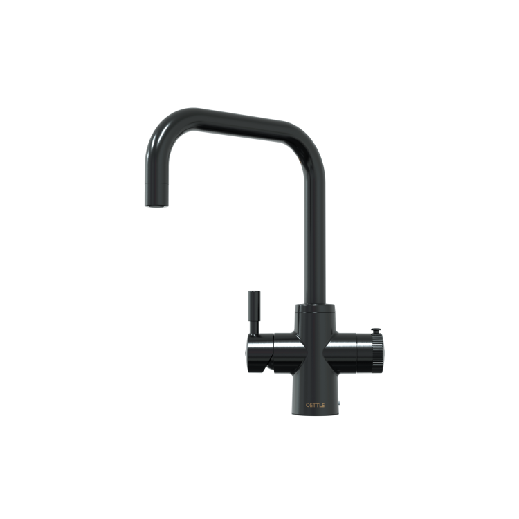 QETTLE Original 4 in 1 Instant Boiling Water Tap 4 Litre - Black Square Spout