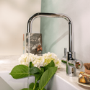 QETTLE Original 4 in 1 Instant Boiling Water Tap 4 Litre - Chrome Square Spout