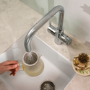 QETTLE Original 4 in 1 Instant Boiling Water Tap 4 Litre - Chrome Square Spout