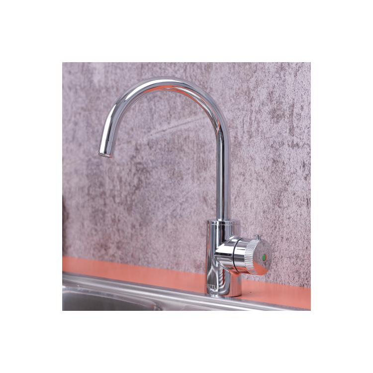 QETTLE Original Mini 2 in 1 Instant Boiling Water Tap 4 Litre - Chrome