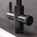 Qettle Signature Modern 4 in 1 Boiling Water Tap 7 Litre Round- Black